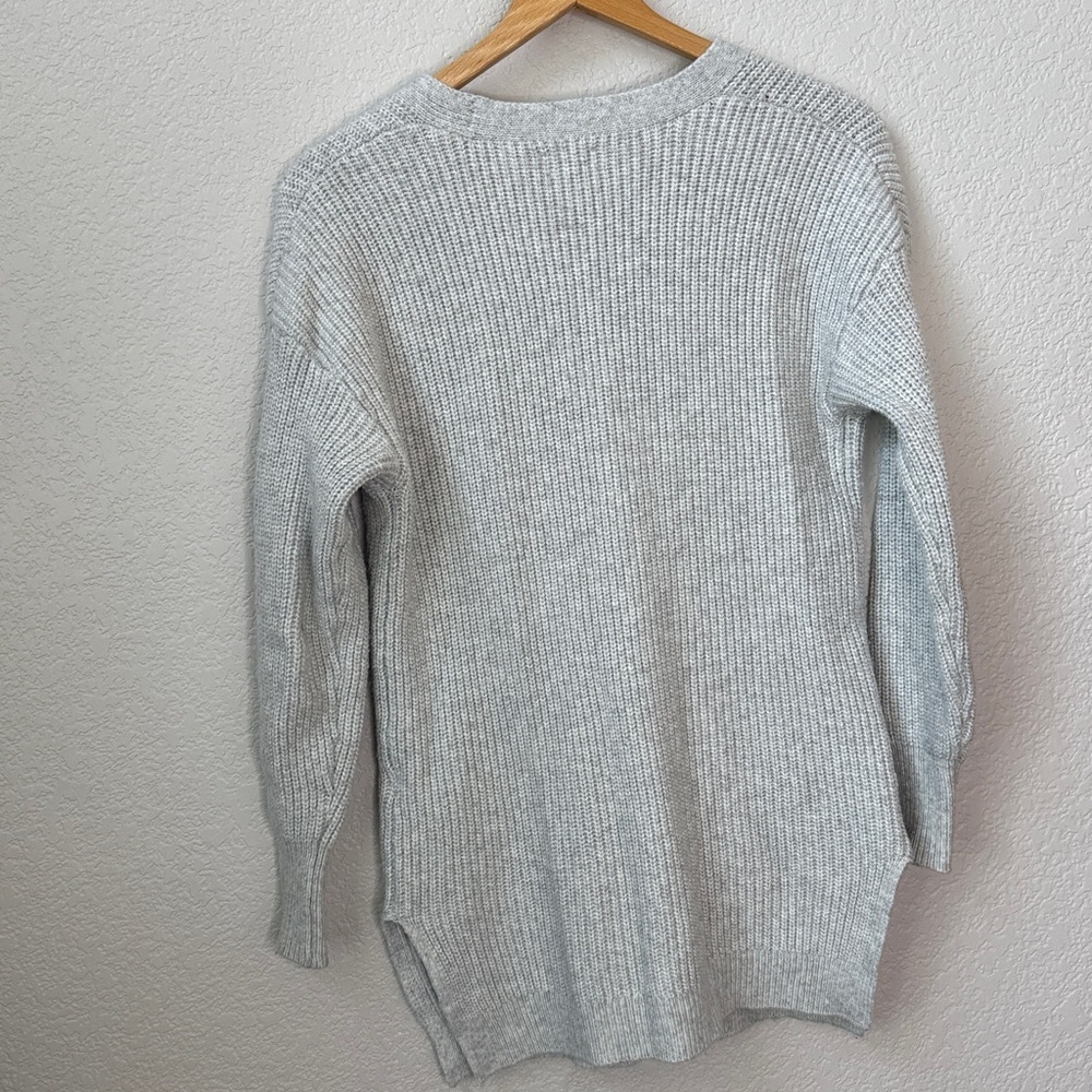 Jessica Simpson Button Up Knit Cardigan Gray size Small - Picture 7 of 10